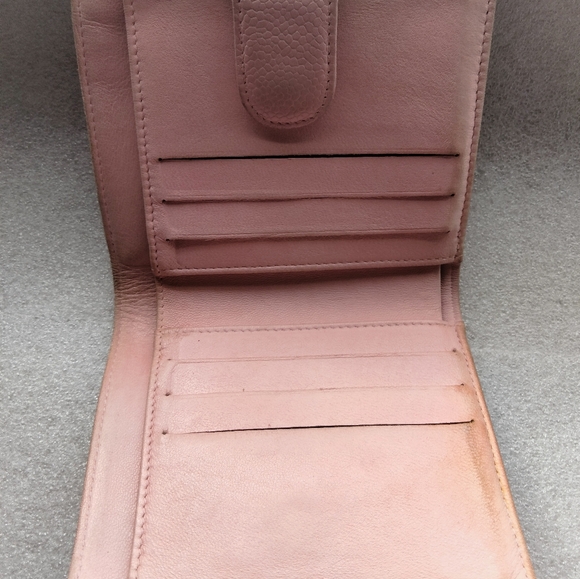 Chanel Caviar Trifold Big CC Logo Wallet Clutch - Picture 8 of 11